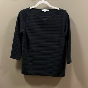 Size small black top.